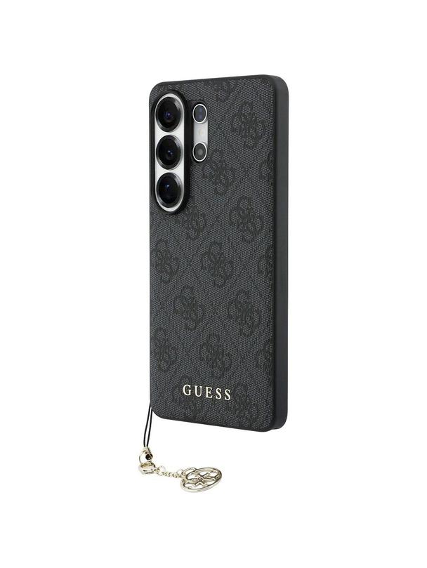 GUESS futerał do SAMSUNG S26 Ultra GUHMS26LGF4GGR (PU 4G Classic Logo with Charm) czarny