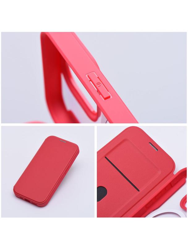 Kabura SMART MAG kompatybilna z MagSafe do IPHONE 15 Pro Max czerwona