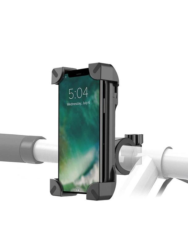 Uchwyt rowerowy XQISIT NP na kierownicę (5 - 7,7") czarny