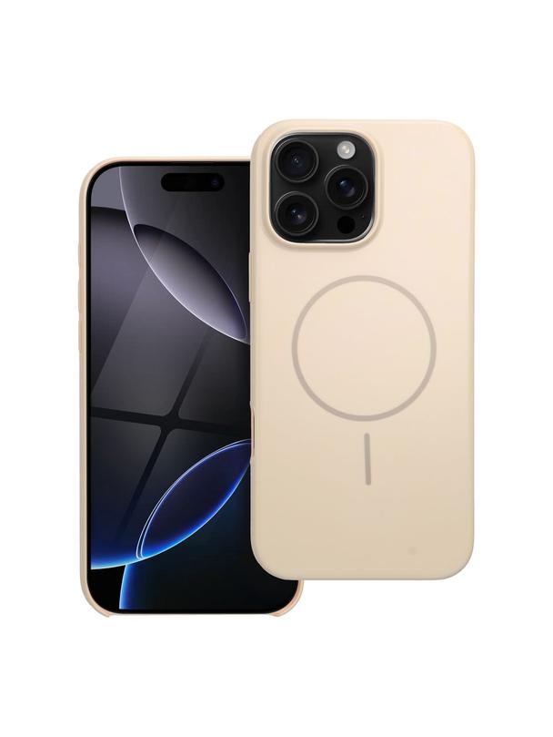 Glossy Mag Cover kompatybilny z MagSafe pasuje do IPHONE 16 PRO MAX biały