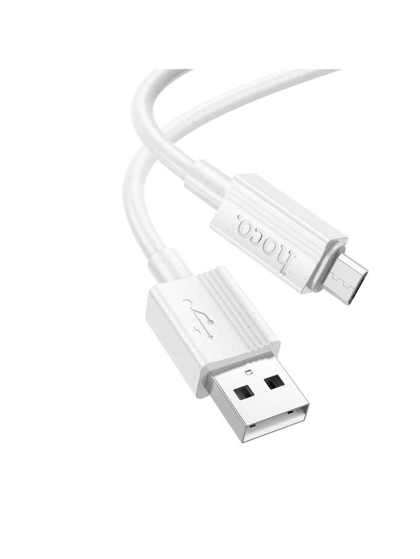 Kabel USB A do Micro USB Hoco 2,4A 1 m X107 biały