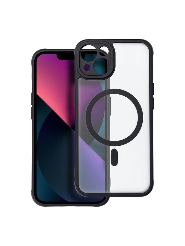 Futerał FULL MATTE MAG COVER kompatybilny z MagSafe do IPHONE 13 czarny