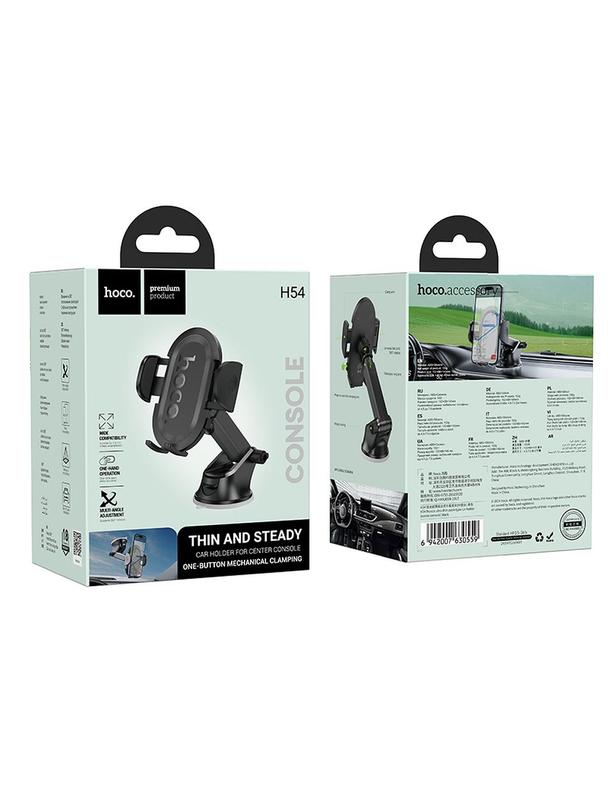 Uchwyt na telefon do samochodu uniwersalny Hoco do deski H54 czarny