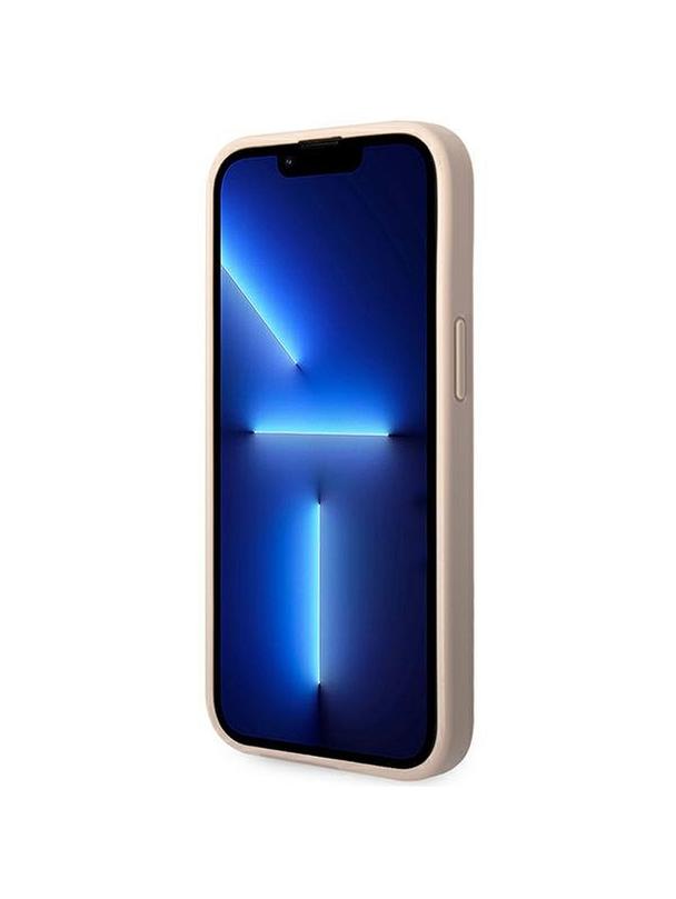 GUESS futerał do IPHONE 14 GUHCP14SG4GFPI (4G Gold Logo) różowy