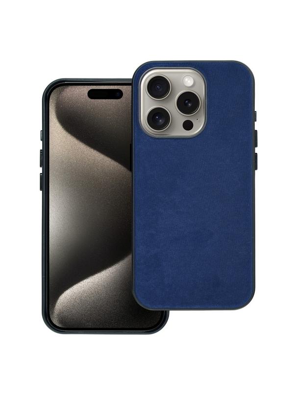 Futerał WOVEN MAG COVER kompatybilny z MagSafe do IPHONE 15 Pro niebieski