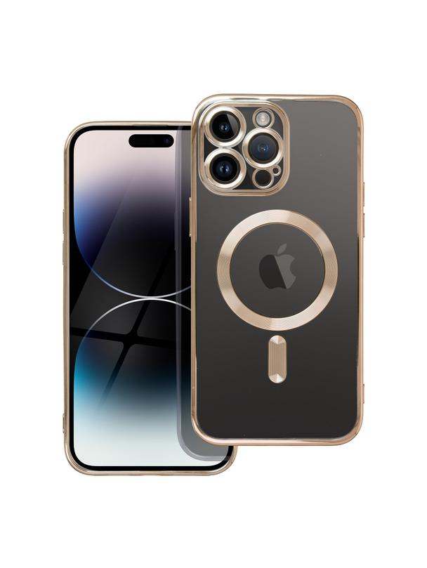 Futerał ELECTRO MAG COVER kompatybilny z MagSafe do IPHONE 17 Pro złoty