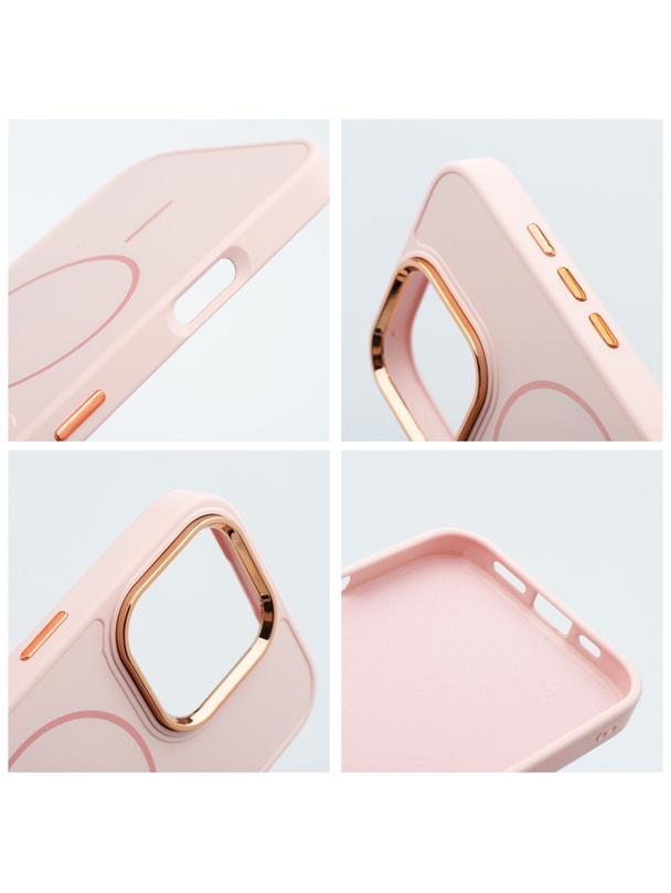 Futerał FRAME MAG COVER kompatybilny z MagSafe do IPHONE 17 Air pudrowy róż