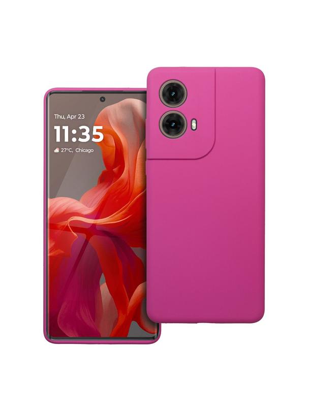 Futerał SILICONE 2mm do MOTOROLA G85 5G róż