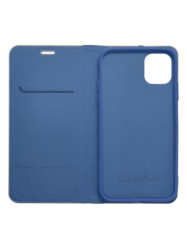 Kabura LUNA Book Carbon do IPHONE 12 / 12 Pro niebieski