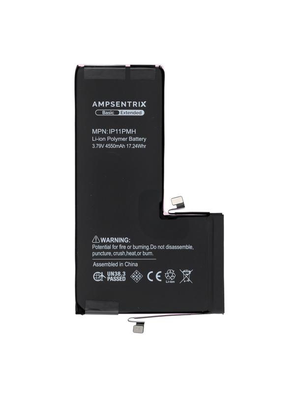 AmpSentrix Basic bateria do iPhone 11 Pro Max (zwiększona pojemność 4550mAh)