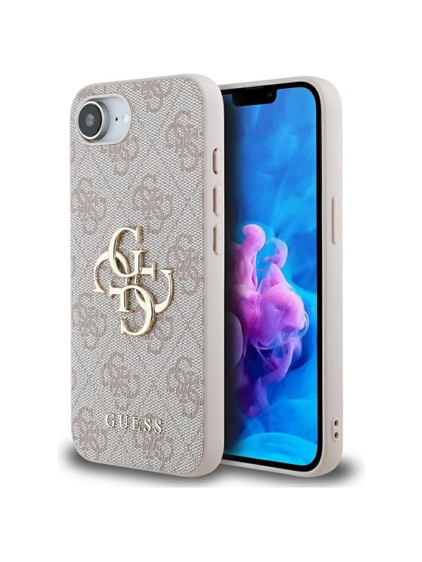 GUESS futerał do IPHONE 16e (SE 4 2025) GUHCPSE44GMGPI (4G PU Big Logo) różowy