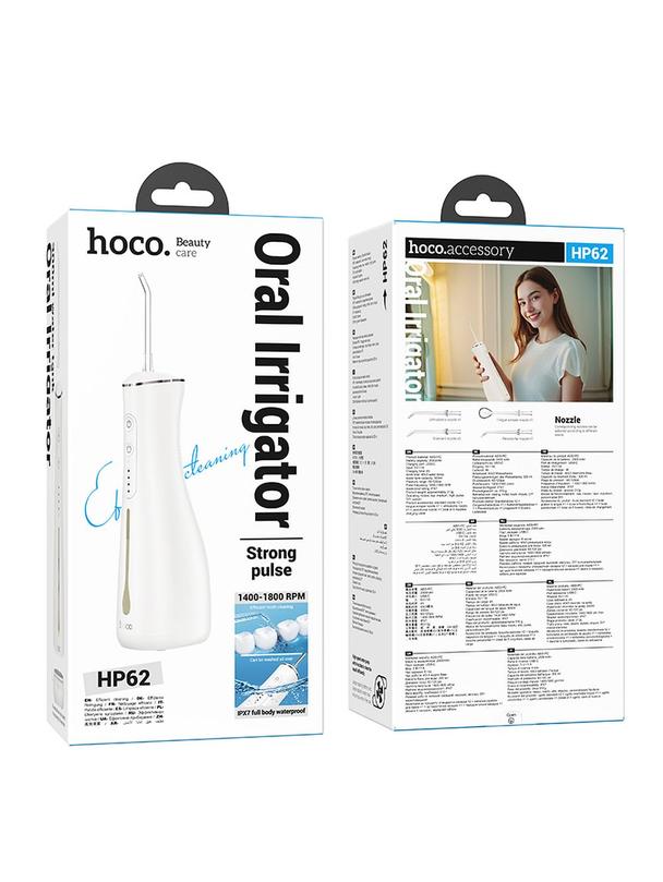 Irygator do zębów Hoco IPX7 300 ml HP62 biały