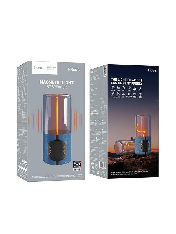 Głośnik bluetooth 5W 3h IPX5 Hoco BS64 niebieski
