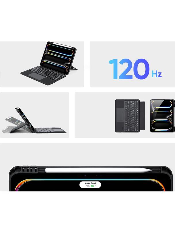 DUX DUCIS etui DK składane z klawiaturą bezprzewodową do iPad Pro 11 (2024) czarne