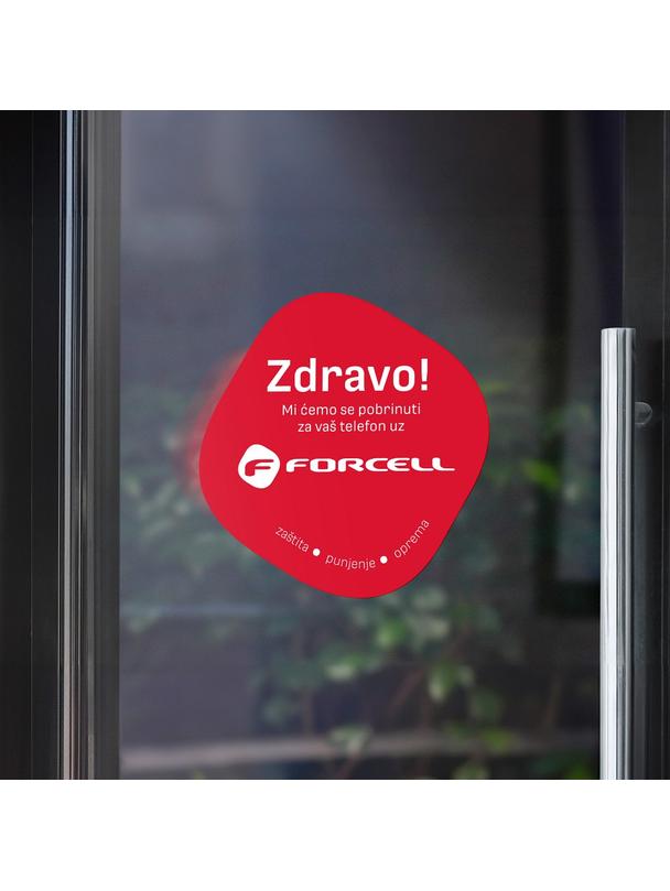 Naklejka na szybę Forcell