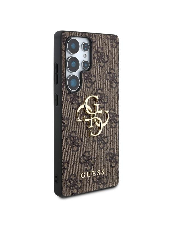 GUESS futerał do SAMSUNG S25 Ultra GUHCS25L4GMGBR (4G PU Big Logo) brązowy