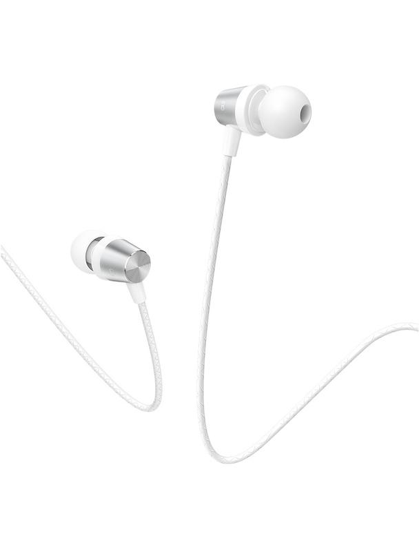 Słuchawki przewodowe douszne Jack 3,5 mm Hoco M79 białe