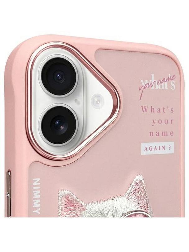 NIMMY futerał COOL&CUTE 2.0 Cat do IPHONE 16 różowy