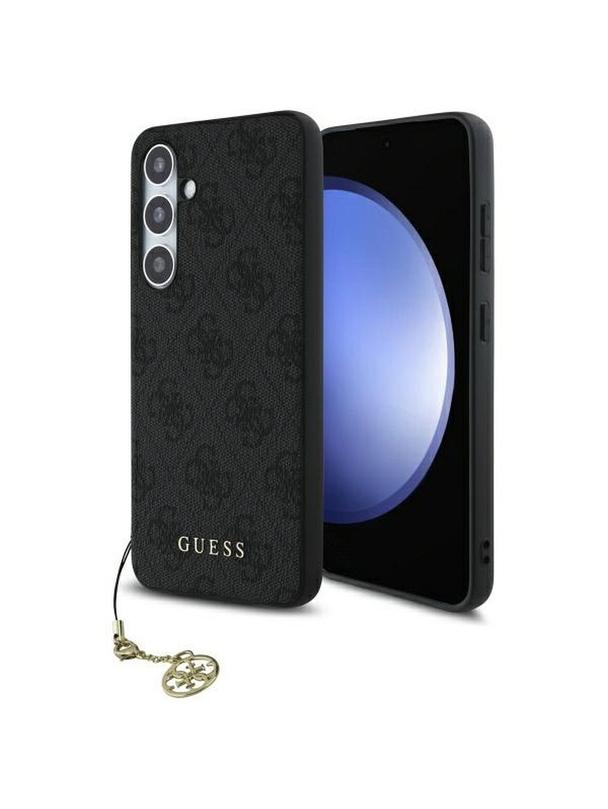 GUESS futerał do SAMSUNG S24 FE GUHCS24FEGF4GGR (HC PU 4G Charm) szary