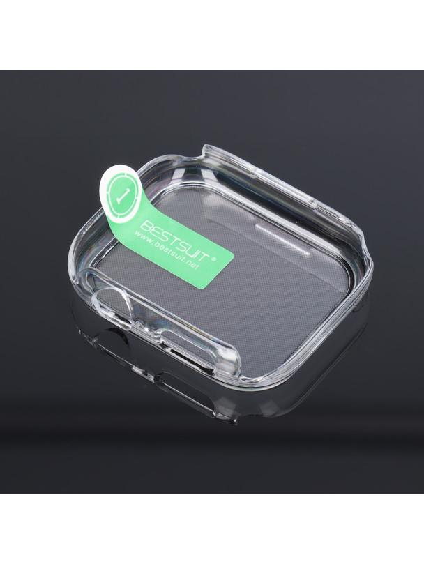 Futerał ochronny ze szkłem Bestsuit Flexible do Apple Watch series 7/8/9-45mm - transparentny