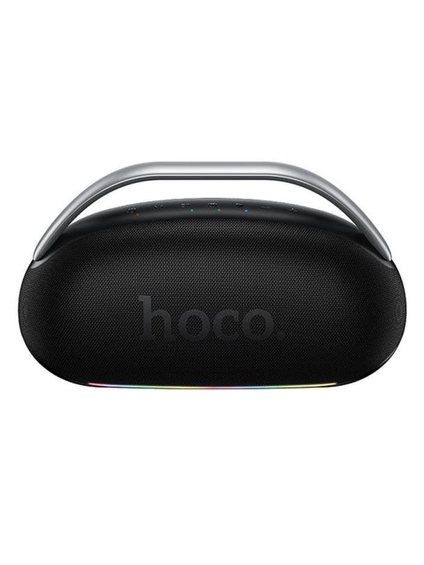 Głośnik bezprzewodowy 300W 8h + 2 x bezprzewodowe mikrofony Hoco HT2 czarny