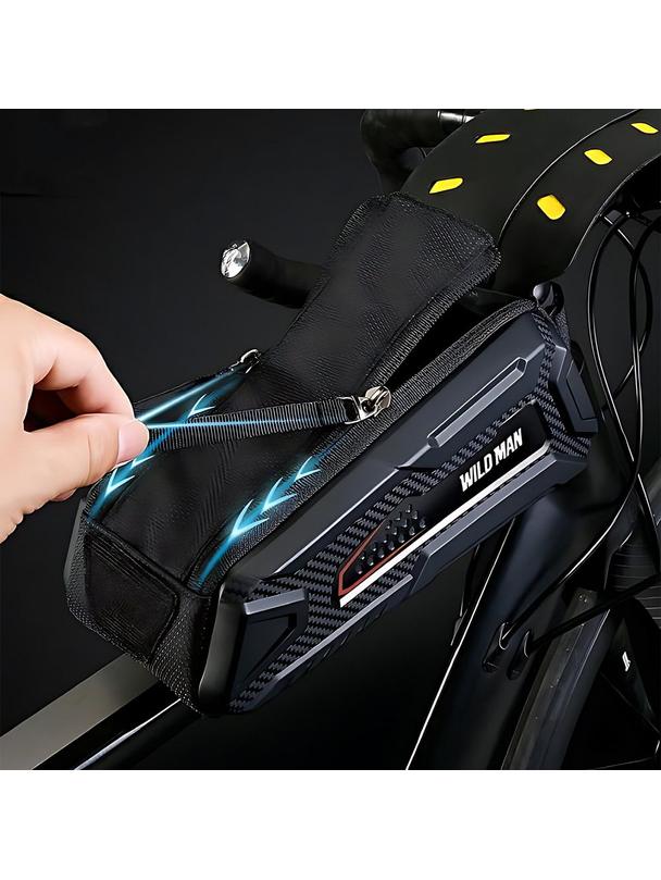 WILDMAN sakwa rowerowa na ramę na zamek 1L (4" - 7") M90 czarna