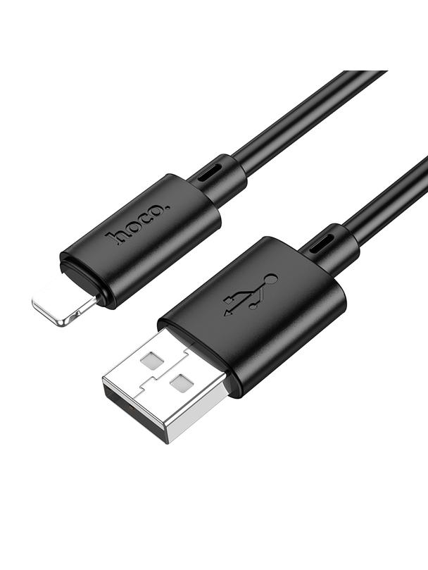 Kabel USB A do Lightning Hoco 2,4A 2 m X88 czarny