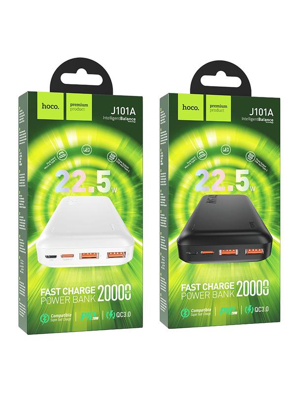 Powerbank Hoco 20000 mAh QC PD 3A 22,5W J101A czarny