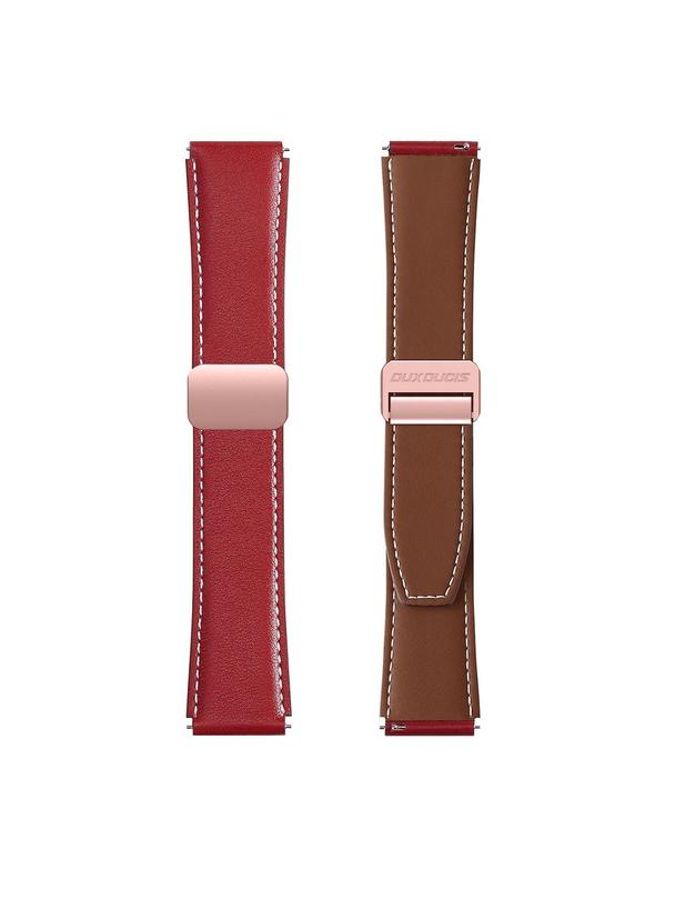 DUX DUCIS pasek YA skórzany do Apple Watch 38 / 40 / 41 mm czerwony