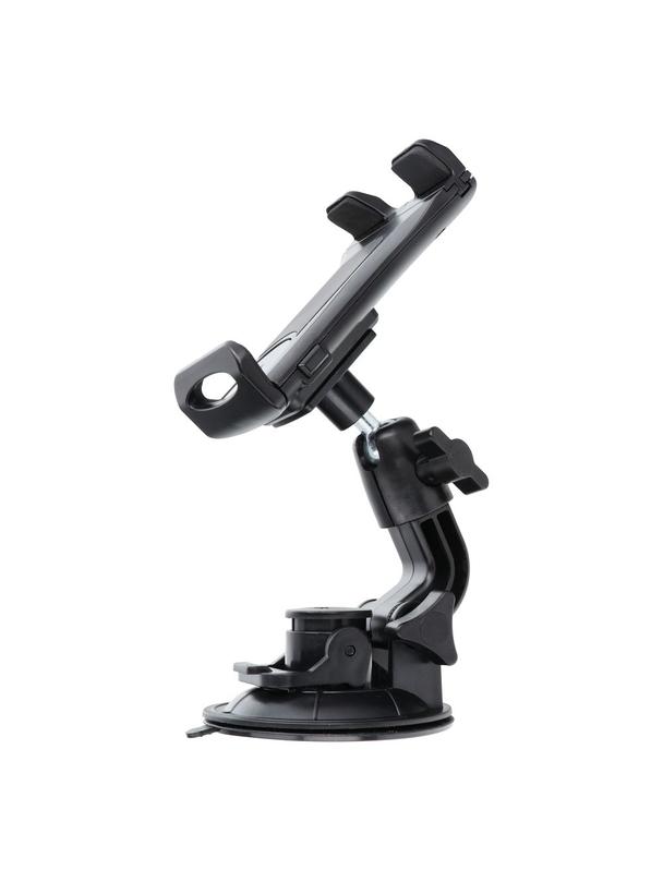 Uchwyt samochodowy do szyby / deski / zagłówek (tablet 7" - 10") czarny