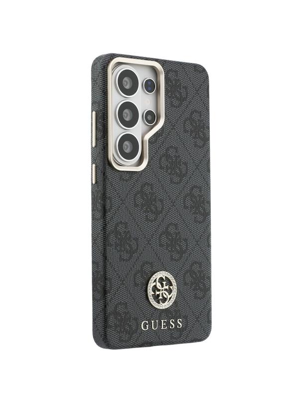GUESS futerał do SAMSUNG S26 Ultra GUHMS26LP4GRMDEK (4G Rhinestone Round Logo MagSafe) czarny