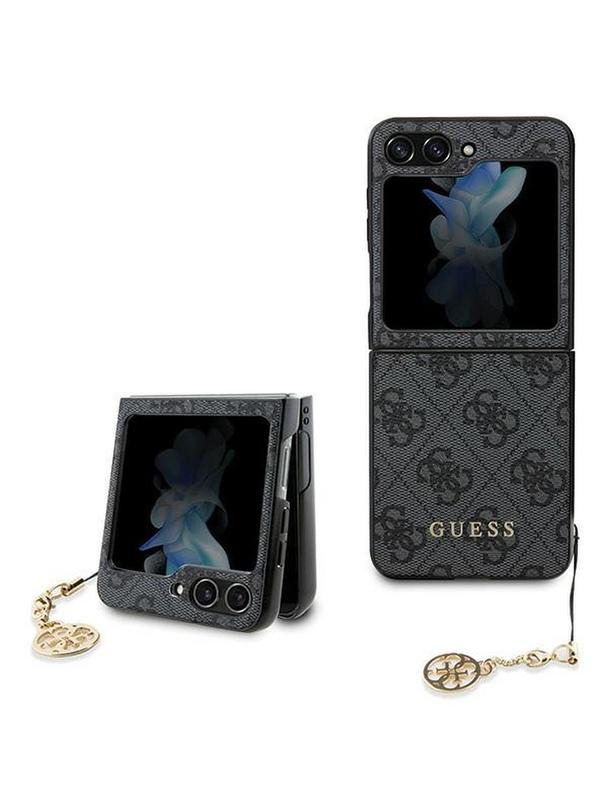 GUESS futerał do SAMSUNG Z Flip 5 GUHCZF5GF4GGR (4G Charm) szary