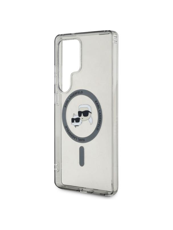 KARL LAGERFELD futerał do SAMSUNG S25 Ultra KLHMS25LHLSKCK (Magnetic IML Metal KC Heads) czarny