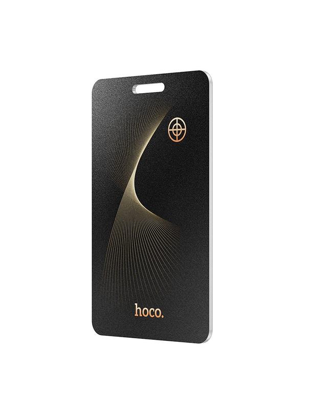 Lokalizator zgodny z Apple Find My Hoco w formie karty E92 czarny