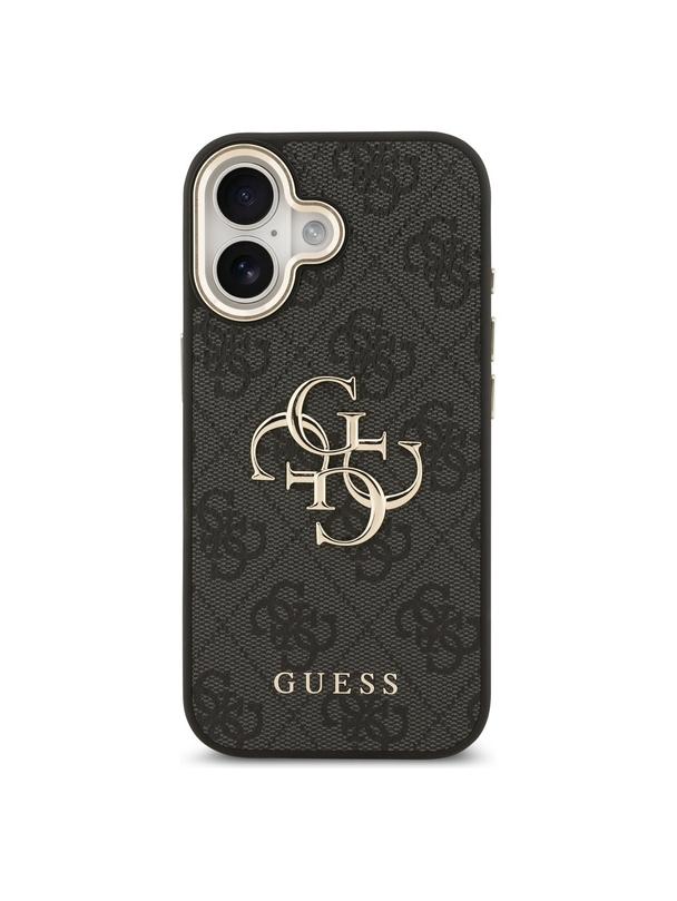 GUESS futerał do IPHONE 17 GUHCP17S4GMGCGR (PU W/ Big 4G Classic Logo) złoto czarny