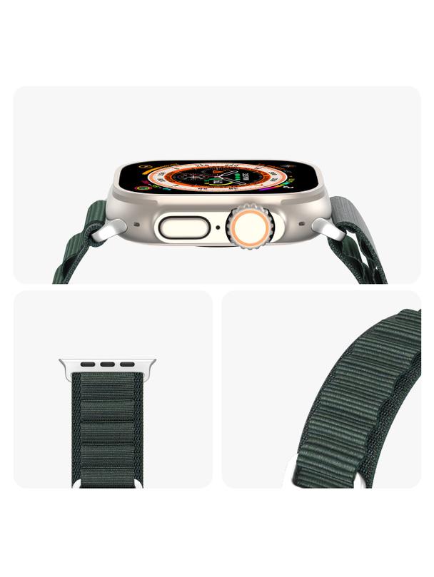 DUX DUCIS pasek GS nylonowy do Apple Watch 42 / 44 / 45 / 49 mm zielony