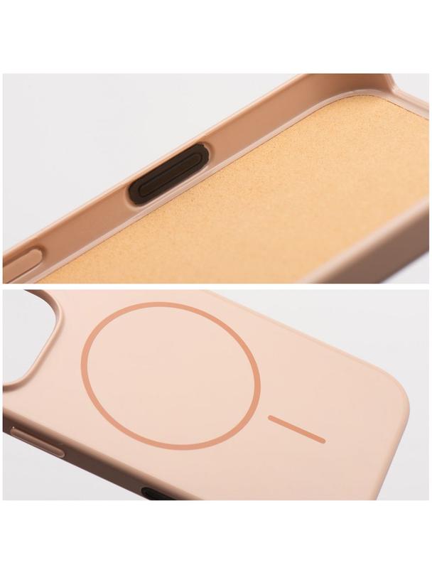 Glossy Mag Cover kompatybilny z MagSafe pasuje do IPHONE 17 PRO pustynny złoty