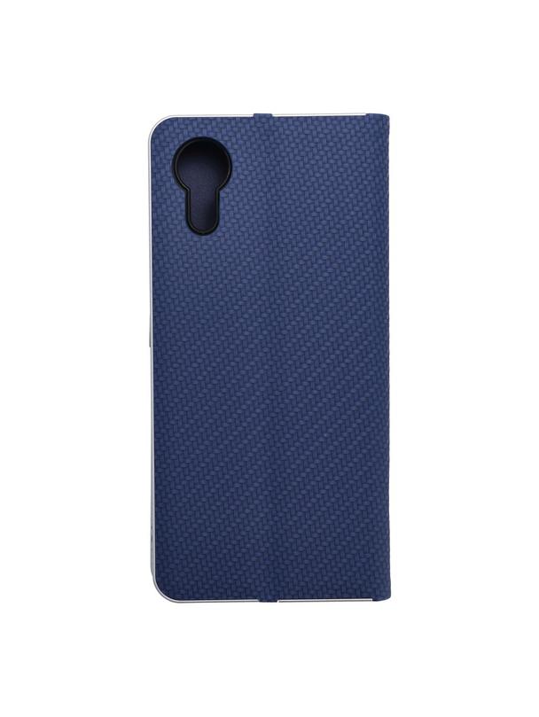 Kabura LUNA Book Carbon do SAMSUNG Xcover 7 niebieski
