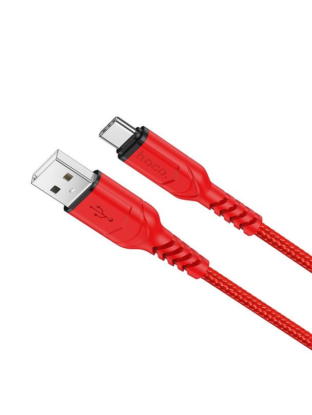 Kabel USB A do USB C Hoco QC 3A 1 m X59 czerwony