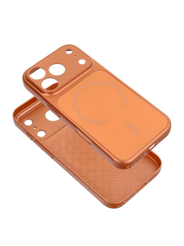 Futerał MAKE 17 kompatybilny z MagSafe do IPHONE 15 Pro Max pomarańczowy