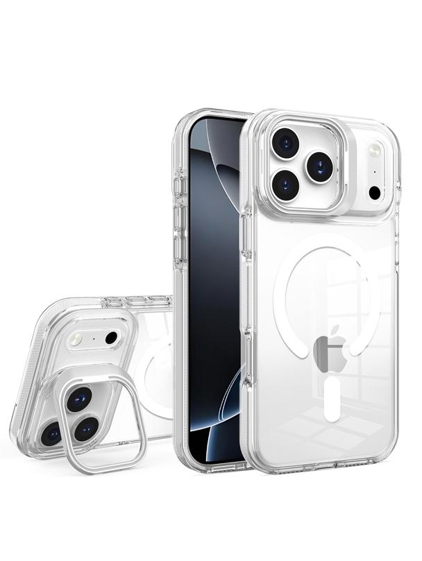 Futerał LENS MAG COVER kompatybilny z MagSafe do IPHONE 16 biały