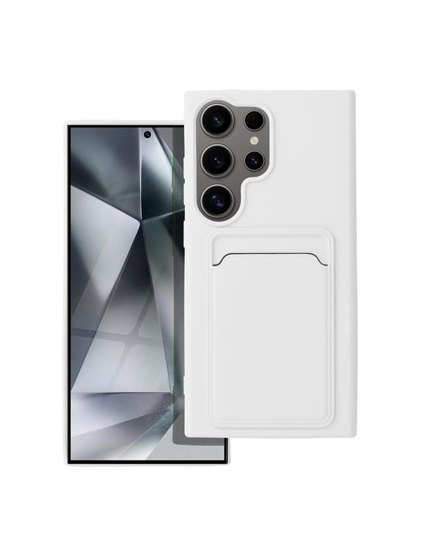 Futerał CARD CASE do SAMSUNG S24 Ultra biały