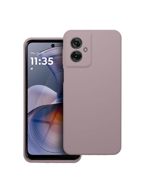 Futerał SILICONE 2mm do MOTOROLA G55 5G pudrowy róż