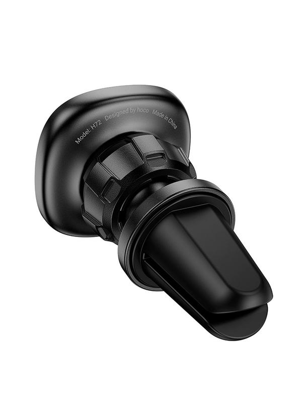 Uchwyt na telefon do samochodu magnetyczny Hoco do kratki H72 czarno szary