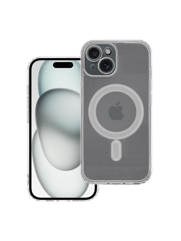 Futerał CLEAR MAG COVER z ochroną aparatu kompatybilny z MagSafe do IPHONE 15 transparentny