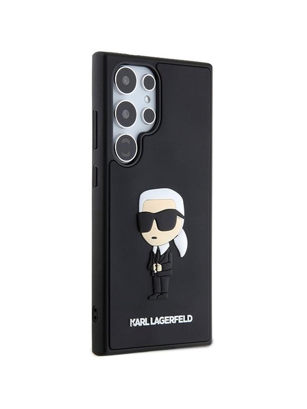 KARL LAGERFELD futerał do SAMSUNG S24 Ultra KLHCS24L3DRKINK (3D RUBBER IKONIK NFT) czarny