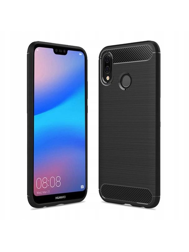Futerał CARBON do HUAWEI P20 LITE czarny