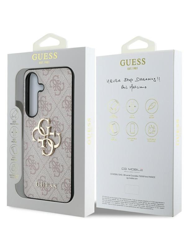 GUESS futerał do SAMSUNG S25 Plus GUHCS25M4GMGPI (4G PU Big Logo) różowy