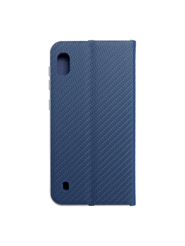 Kabura LUNA Book Carbon do SAMSUNG A10 niebieski
