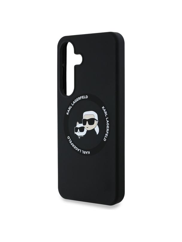 KARL LAGERFELD futerał do SAMSUNG S25 Plus KLHMS25MSKCHTCK (Magnetic Silicone Double Heads) czarny